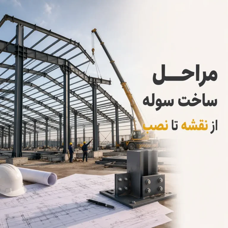 مراحل ساخت سوله از نقشه تا نصب