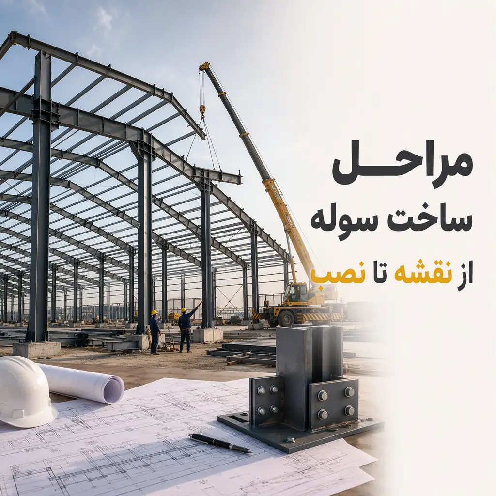 مراحل ساخت سوله از نقشه تا نصب